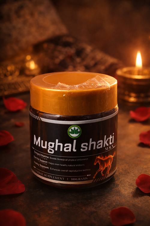 Mughal Shakti Herbal Majun | Ayurvedic Strength, Stamina & Vitality Maajun for Men (100g)