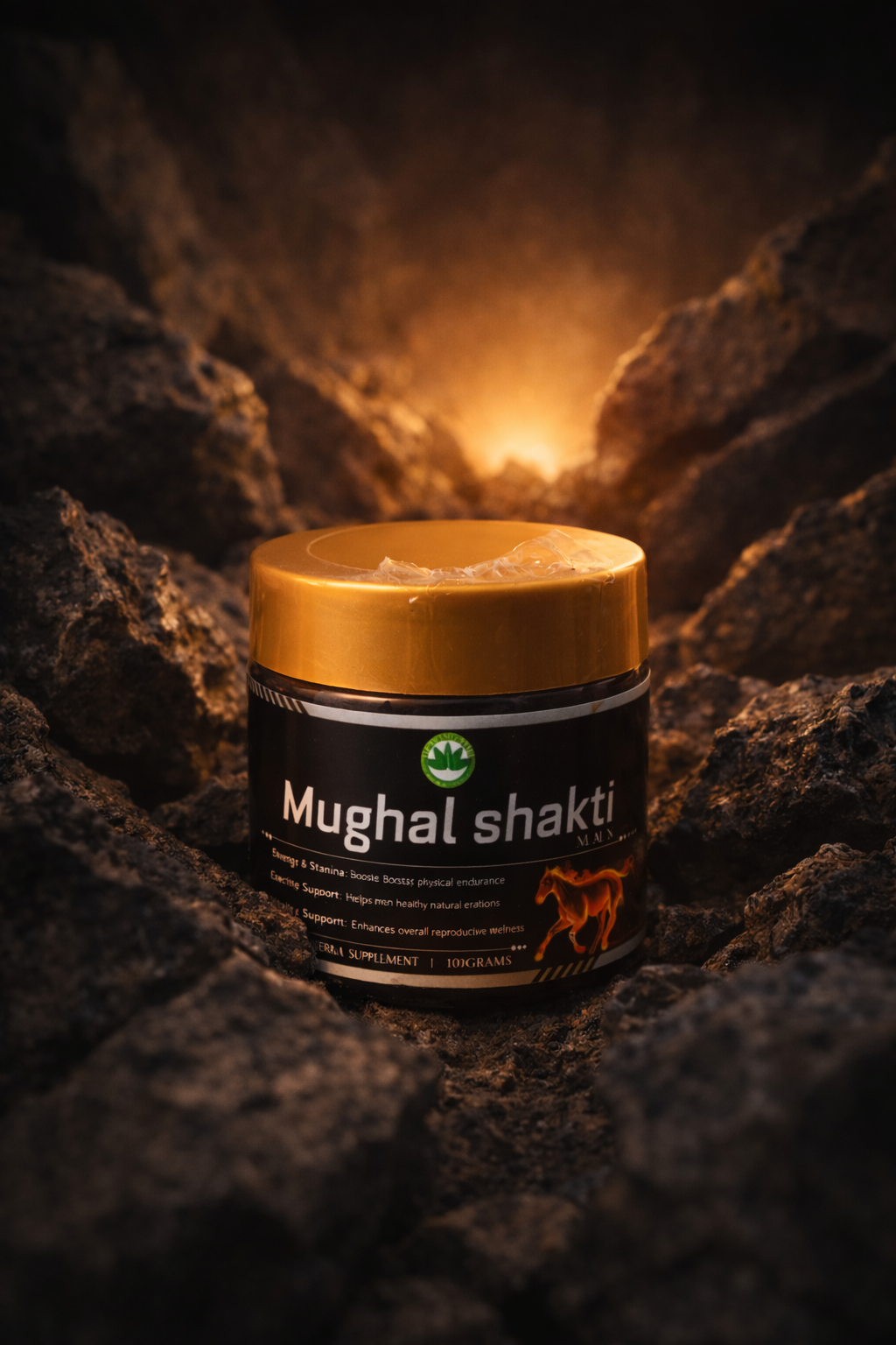 Mughal Shakti Herbal Majun | Ayurvedic Strength, Stamina & Vitality Maajun for Men (100g)