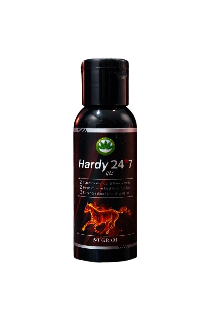 Hardy 24*7 Herbal Performance Gel for Men | Stimulation, Circulation Support & Intimate Wellness (50g)
