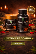 Hardy 24*7 Dual Power Combo | Capsule + Ayurvedic Majun for Energy, Stamina & Vitality